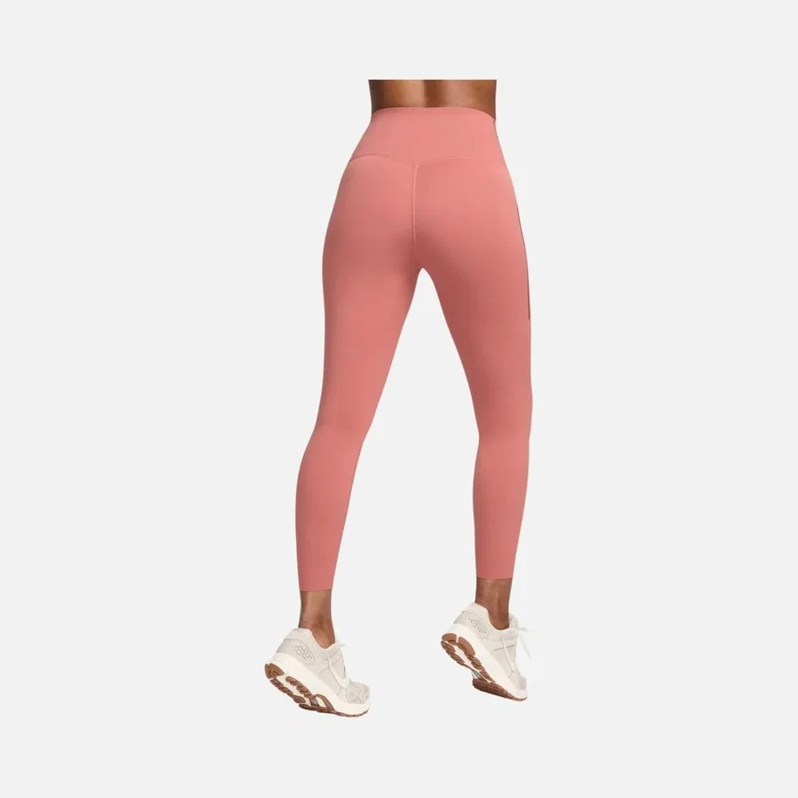Женские спортивные леггинсы с высокой посадкой и длиной 7/8 Dri-Fit Universa Medium-Support High-Waisted 7/8 Training Nike, Розовый — фото 4