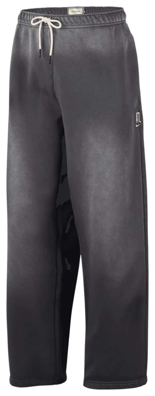 Мужские утепленные штаны Atlanta Hawks Basketball Wash Pant Nike, серый/белый