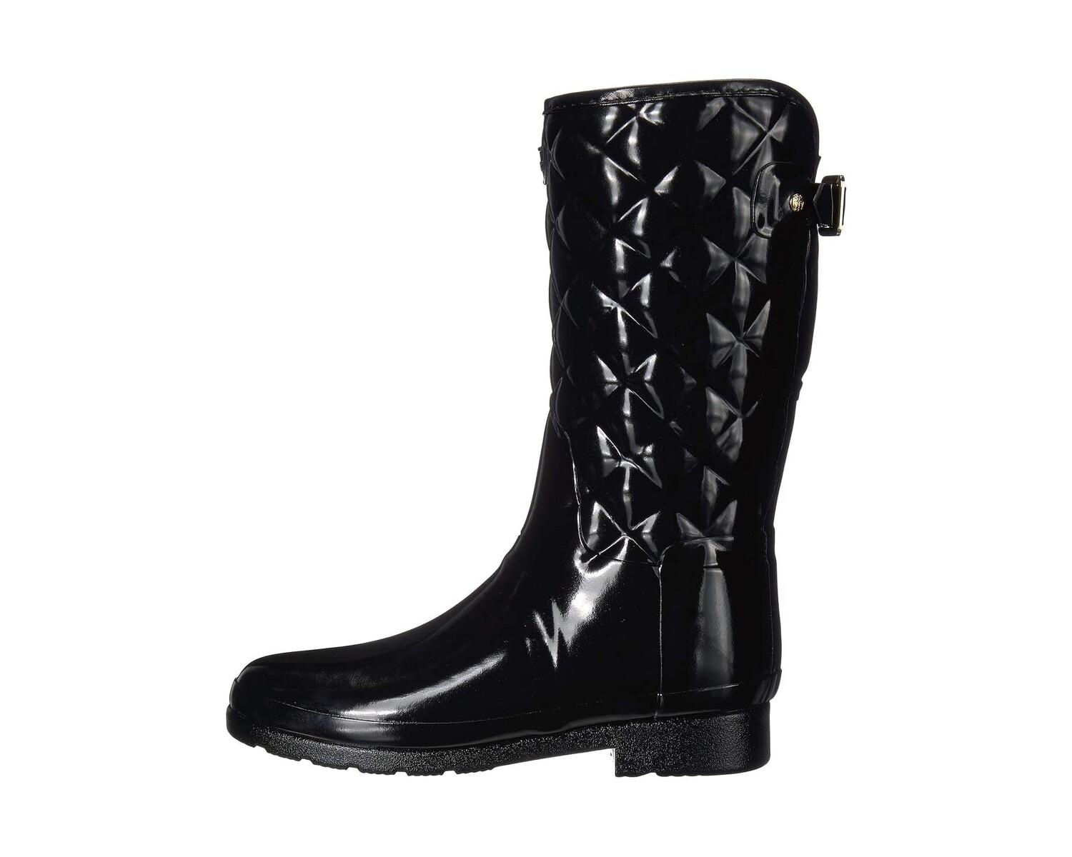Сапоги высокие Hunter Refined Gloss, черный