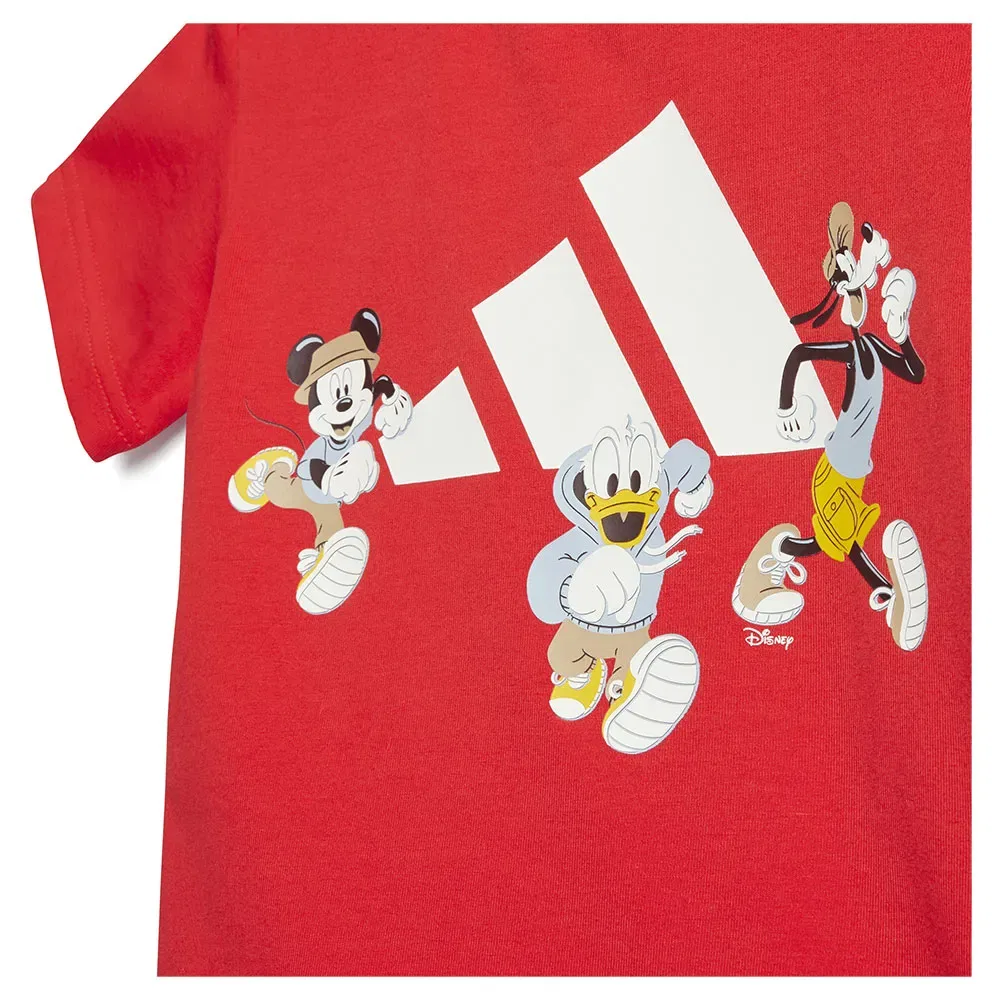 Футболка с коротким рукавом Mickey Mouse Adidas, красный — фото 3