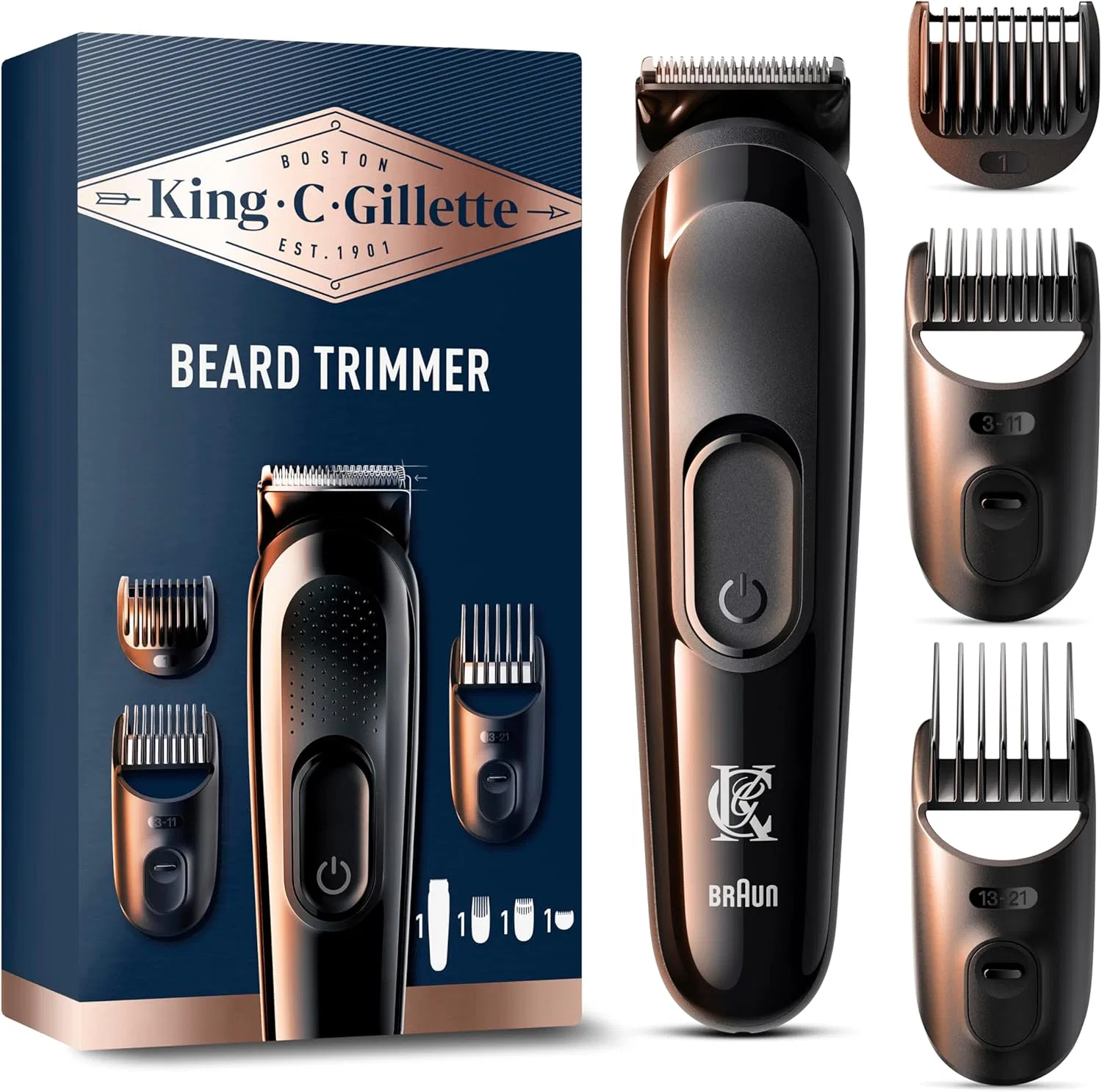 Мужской электрический триммер для бороды от King C. Gillette King C. Gillette