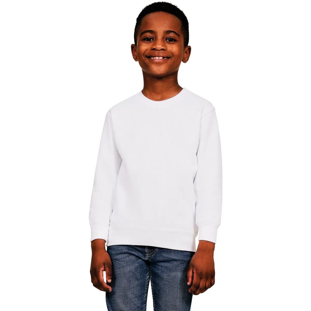 Свитшот из хлопка с кольцевой пряжи Casual Classics, White