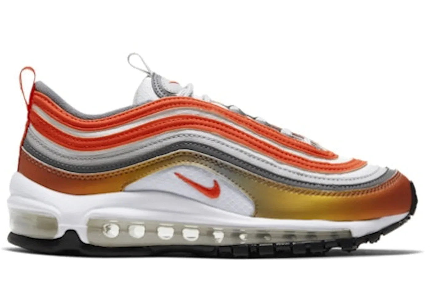 Детские кроссовки Lifestyle Nike Air Max 97 SE, Metallic Red Bronze/Summit White/Smoke Grey/Team Orange
