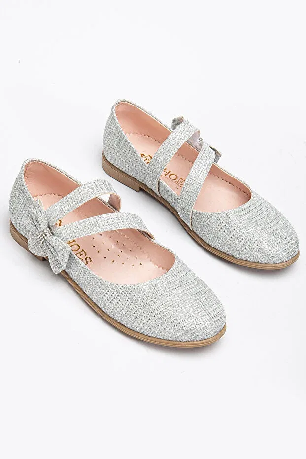 Детские балетки для девочек ортопедические Berfu Shoes, Gray — фото 2