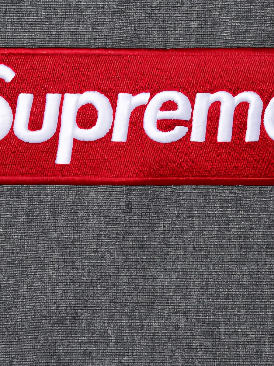 Supreme Худи Box Logo серый — фото 3