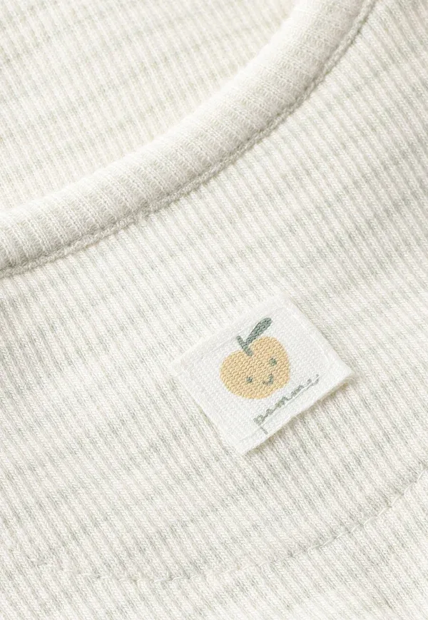 Футболка с длинным рукавом хлопок Langarm stripe Noppies, Egret, цвет egret — фото 3