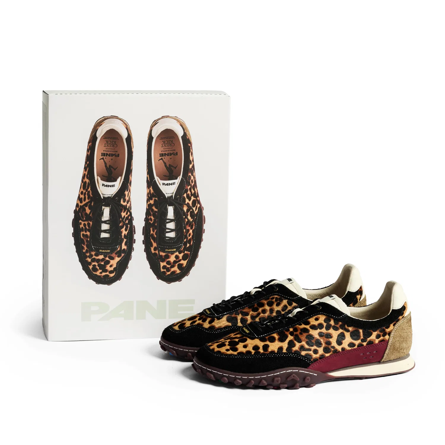 Детские кеды из замши и кожи Low top Casual Shoes, PANE, Brown Black
