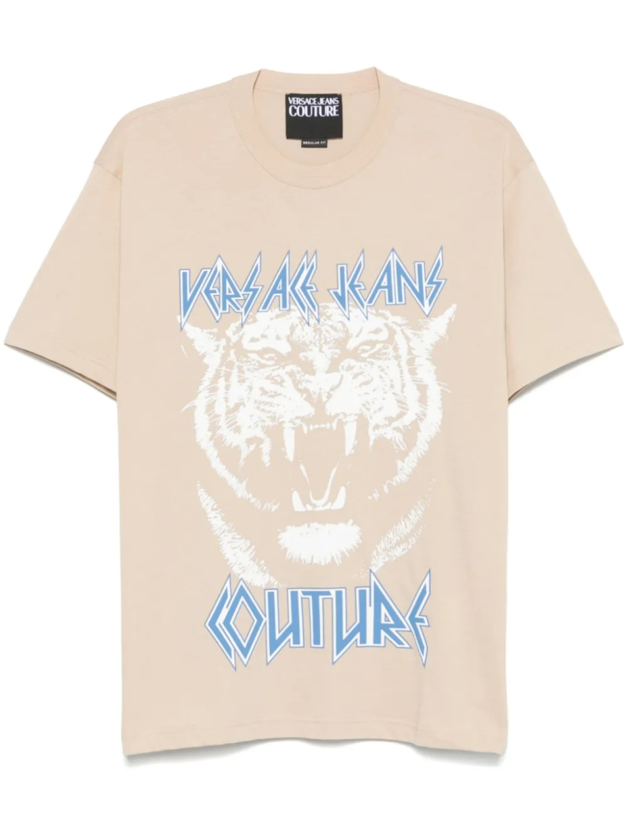 

Футболка с логотипом Versace Jeans Couture, нейтральный