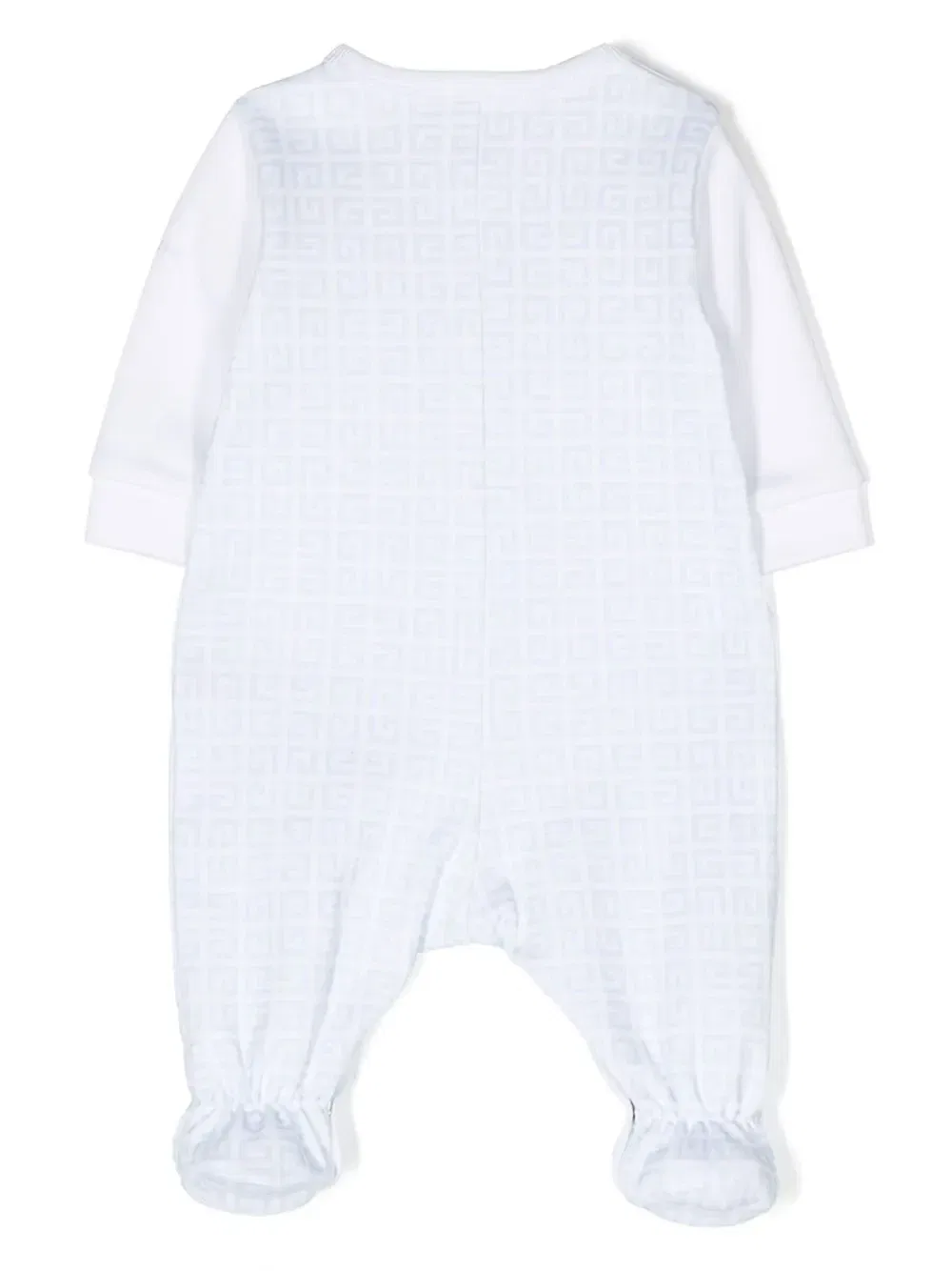 Пижама с логотипом 4G и длинными рукавами Givenchy Kids, белый — фото 2