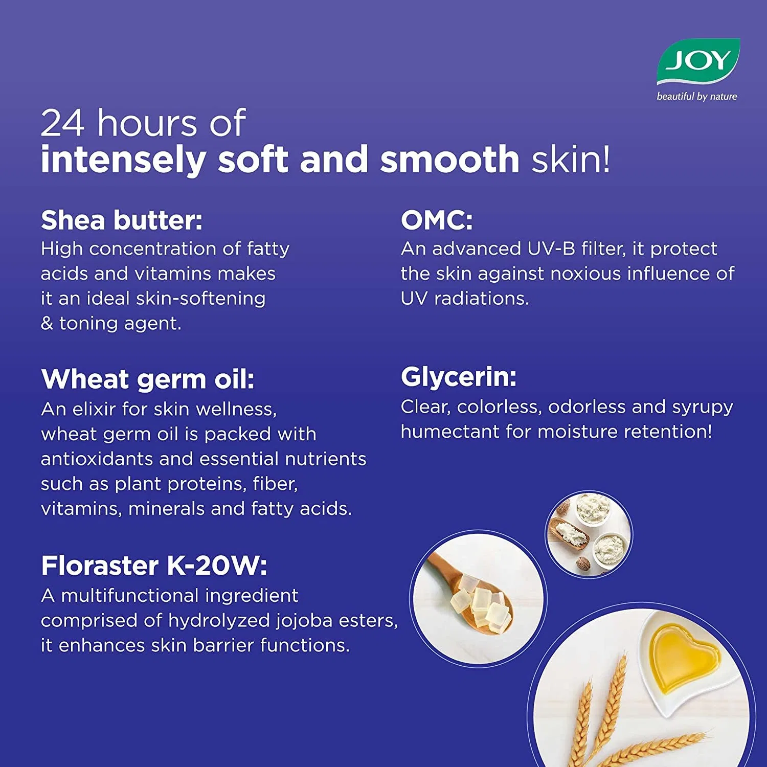 Лосьон для тела Intense Moisture Dryness Repair, Joy, 400 мл — фото 3