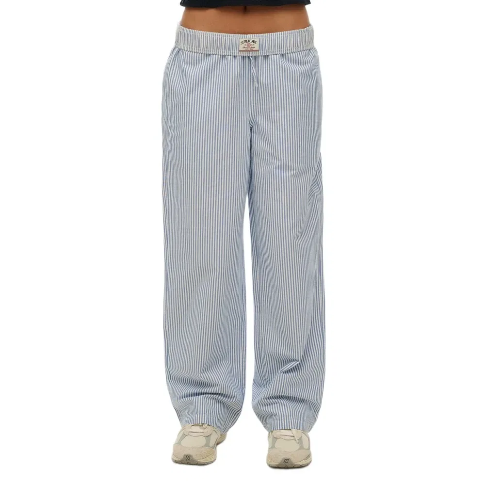 Женские брюки с эластичным поясом Stripe Elastic Superdry, Blue