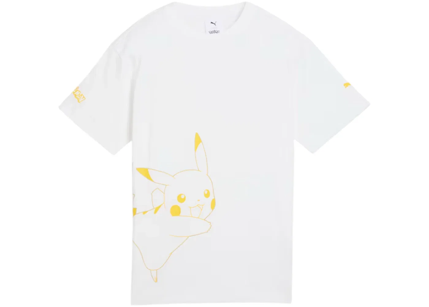 Детская футболка с принтом Puma x Pokemon Kids Relaxed Graphic Tee Puma Puma White