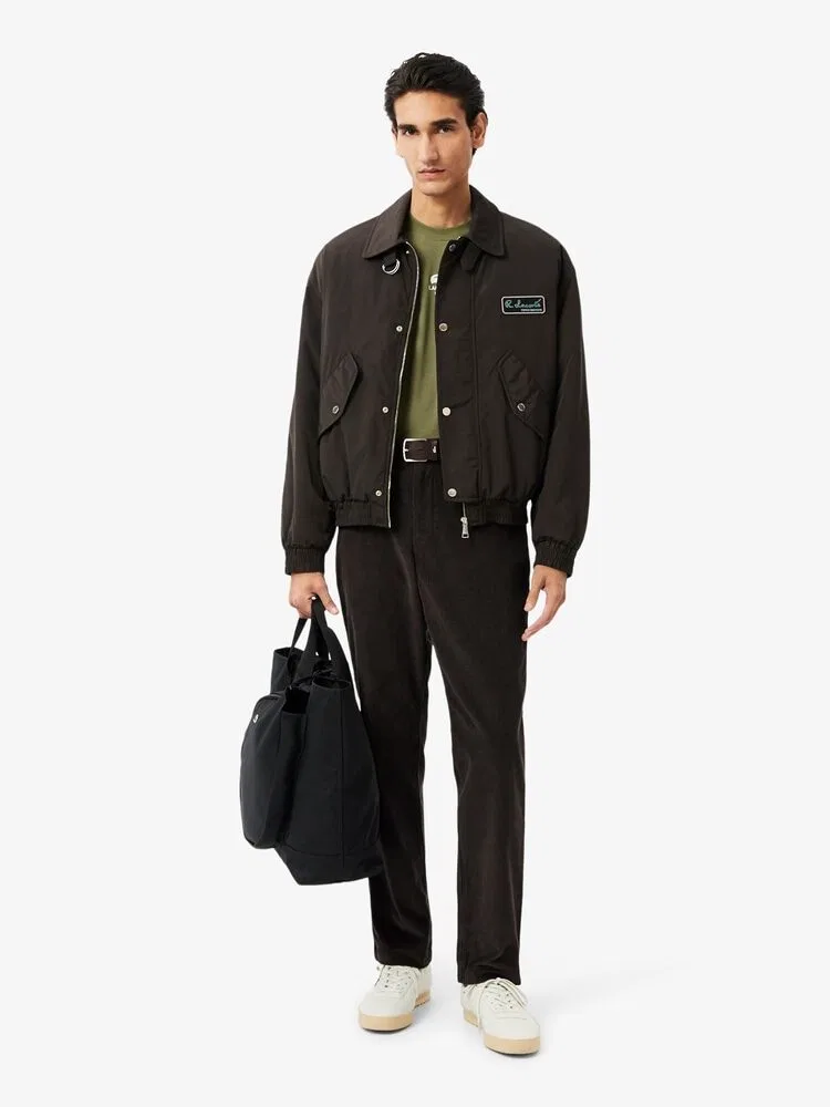 Футболка поло LACOSTE Softbranding Small Croc, Khaki — фото 4
