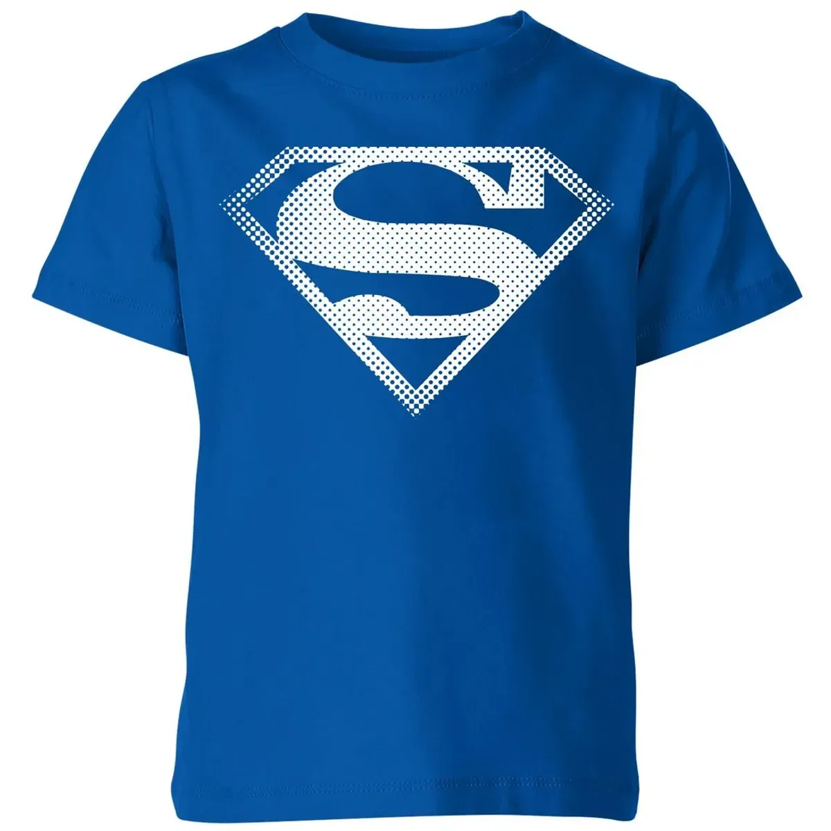Детская футболка с принтом Superman Spot Logo Zavvi, Blue — фото 2