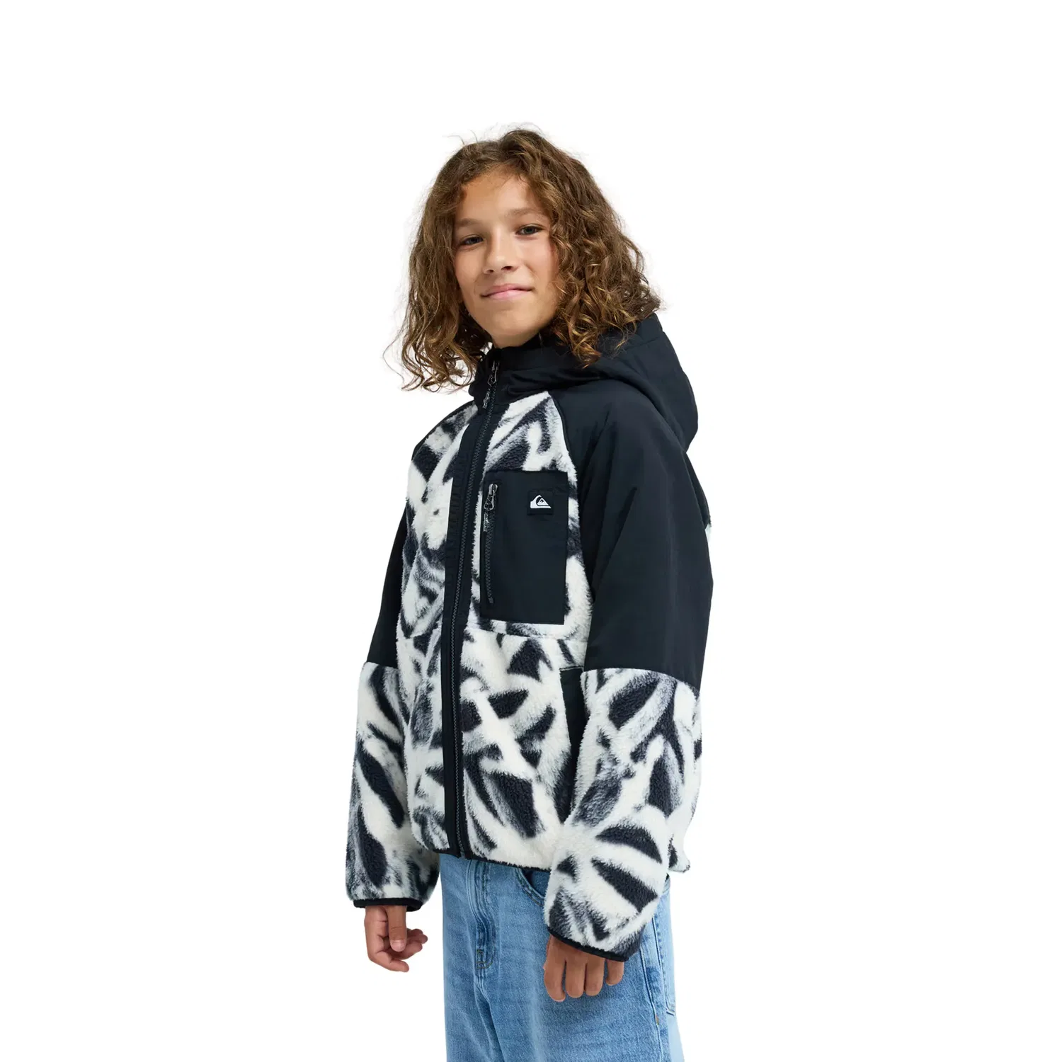 Детская худи на молнии Hawkwings Quiksilver, Blanco — фото 3