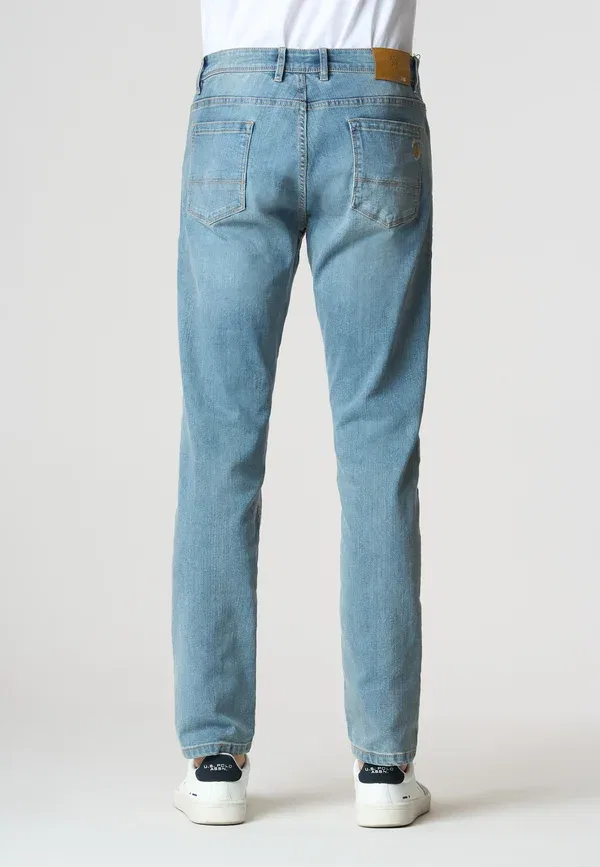 Брюки джинсовые straight leg jeans U.S. Polo Assn, синий U.S. Polo Assn. — фото 3