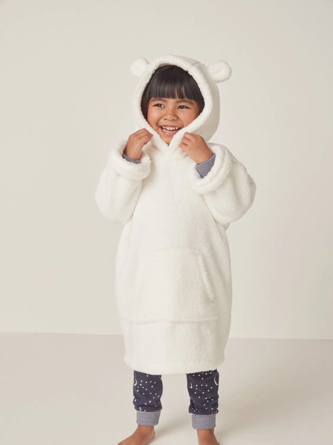 Худи с ушками The White Company, белое