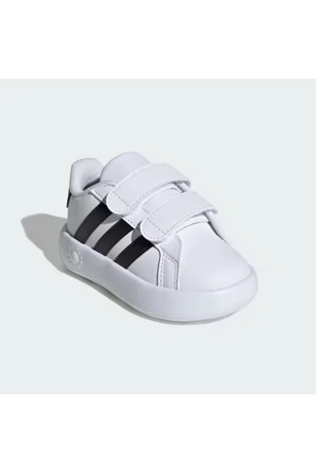Детские спортивные кроссовки с шнуровкой Grand court 2.0 cf Adidas, Multicolor — фото 4