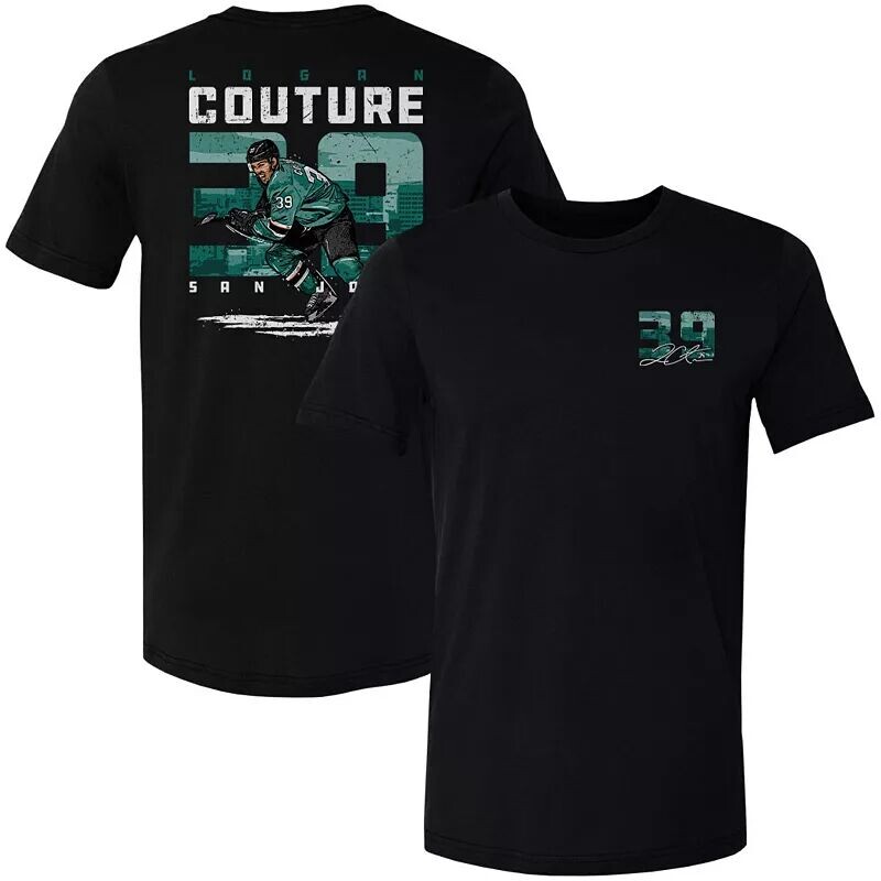 

Черная футболка с карманом 500 Level San Jose Sharks Couture