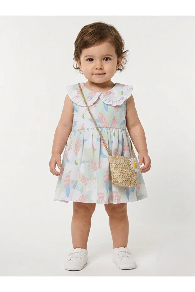 Детское платье для девочек хлопковое Mnk Baby&Kids, Green