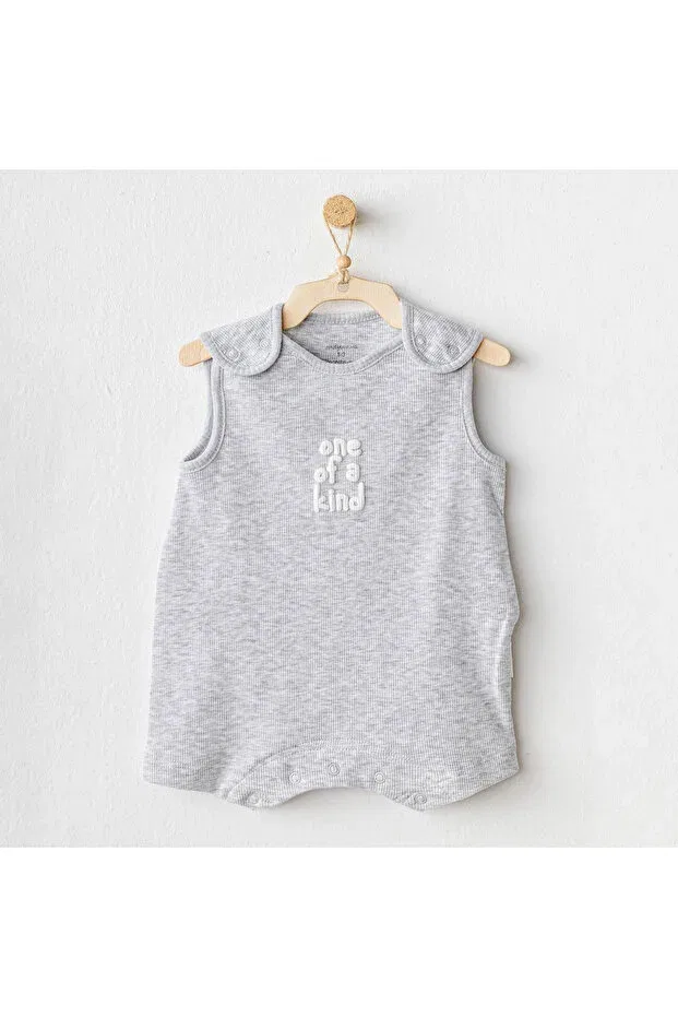 Детский комбинезон для новорожденных хлопковый Andywawa, Grey Melange