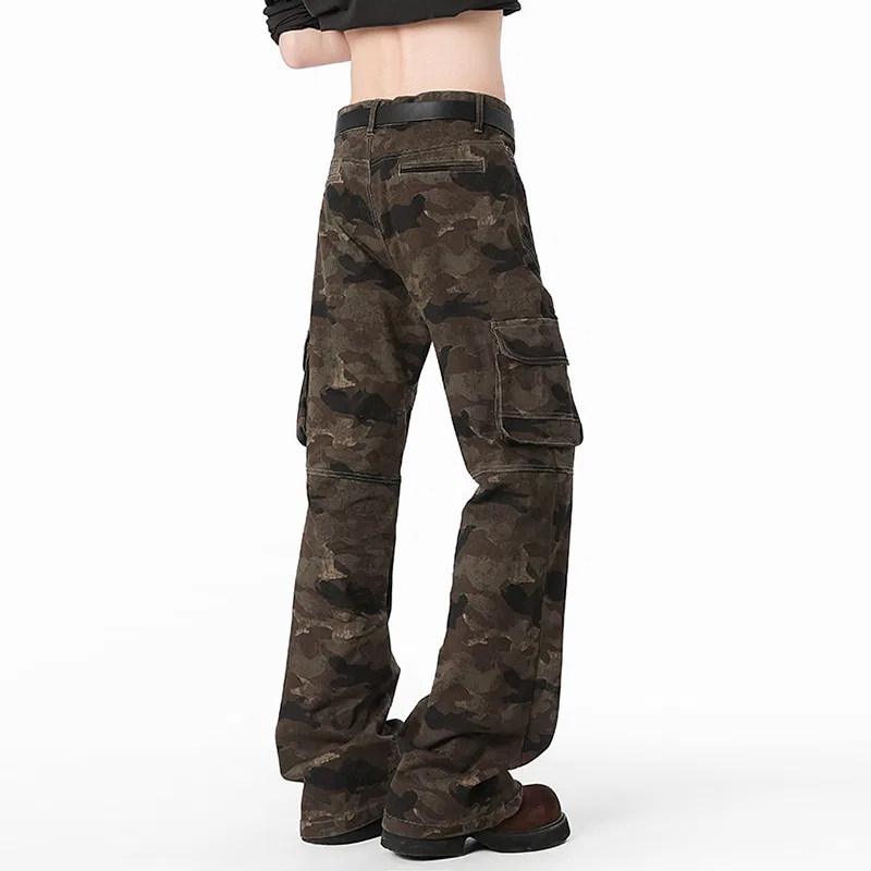 Детские джинсы карго с камуфляжным принтом Unisex Camouflage MUSCLETECH — фото 4