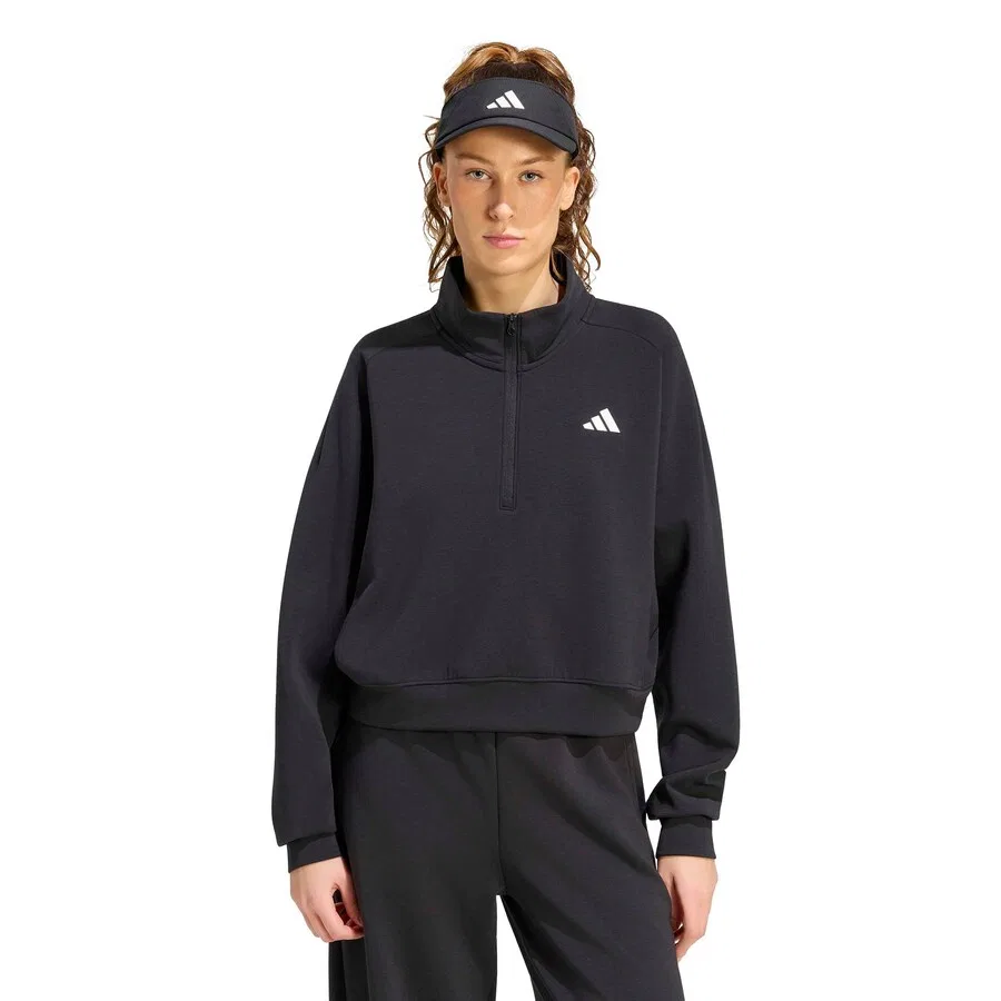 Спортивная толстовка ADIDAS PERFORMANCE черного цвета — фото 2