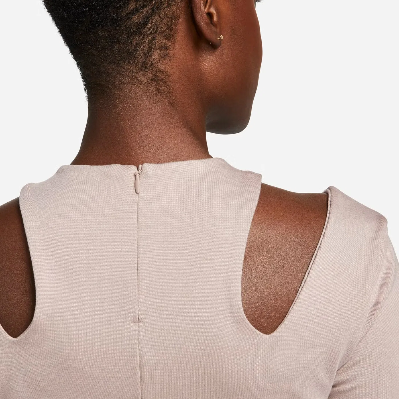 Топ Nike Sportswear Cutout, серо-коричневый — фото 4
