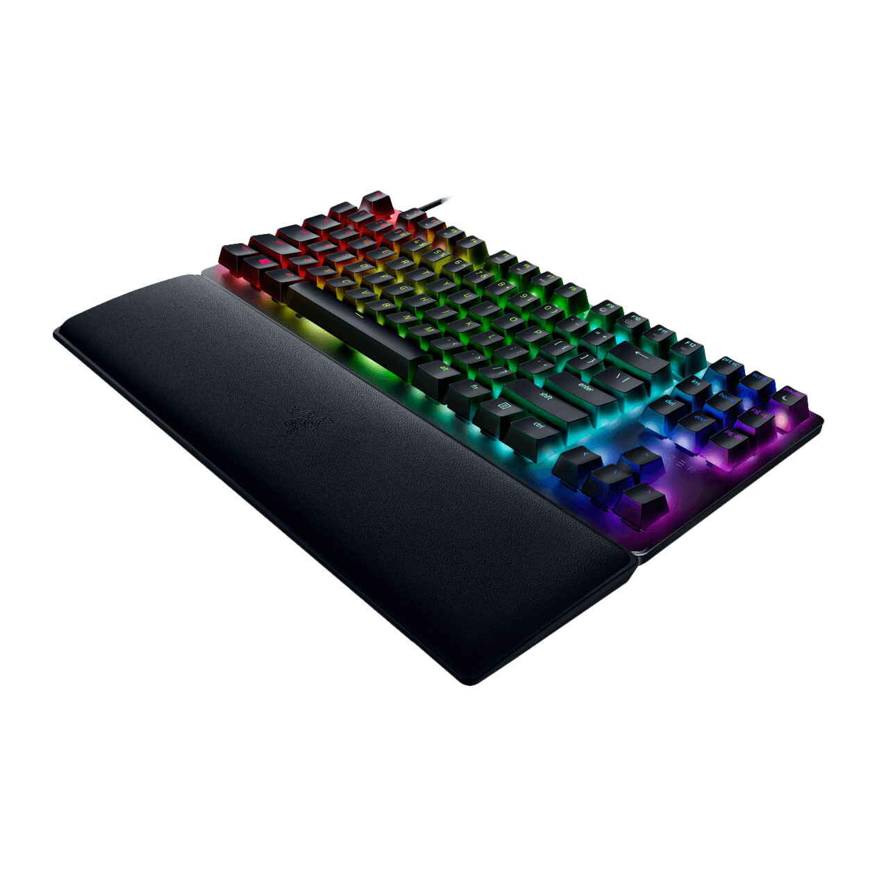 Клавиатура игровая Razer Huntsman V2 TKL, Clicky Purple, черный, английская раскладка — фото 2