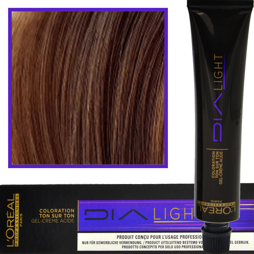 

Лореаль, Диа Лайт, Краска для волос 7.13 Пепельно-золотой блондин L'Oréal Professionnel