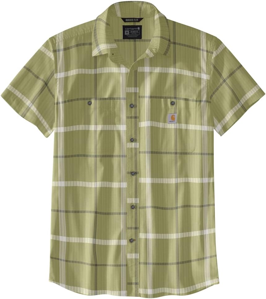 

Carhartt Мужская футболка 105701 Rugged Flex Relaxed Fit с коротким рукавом, Green Olive, Зеленый, Carhartt Мужская футболка 105701 Rugged Flex Relaxed Fit с коротким рукавом, Green Olive