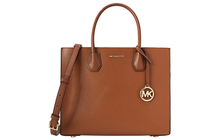 

Сумка через плечо Mercer Cow Split Leather большого размера коричневая женская кожаная MICHAEL KORS