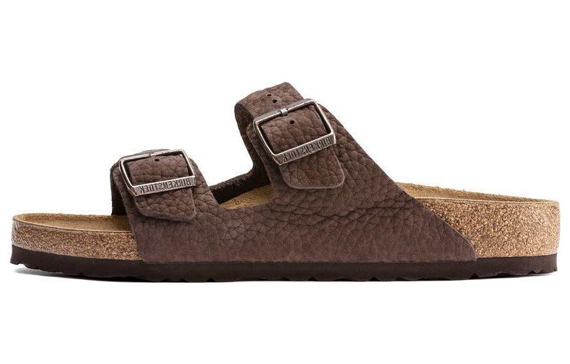 

Сандалии из шагреневой кожи Arizona Birkenstock, Dark Brown