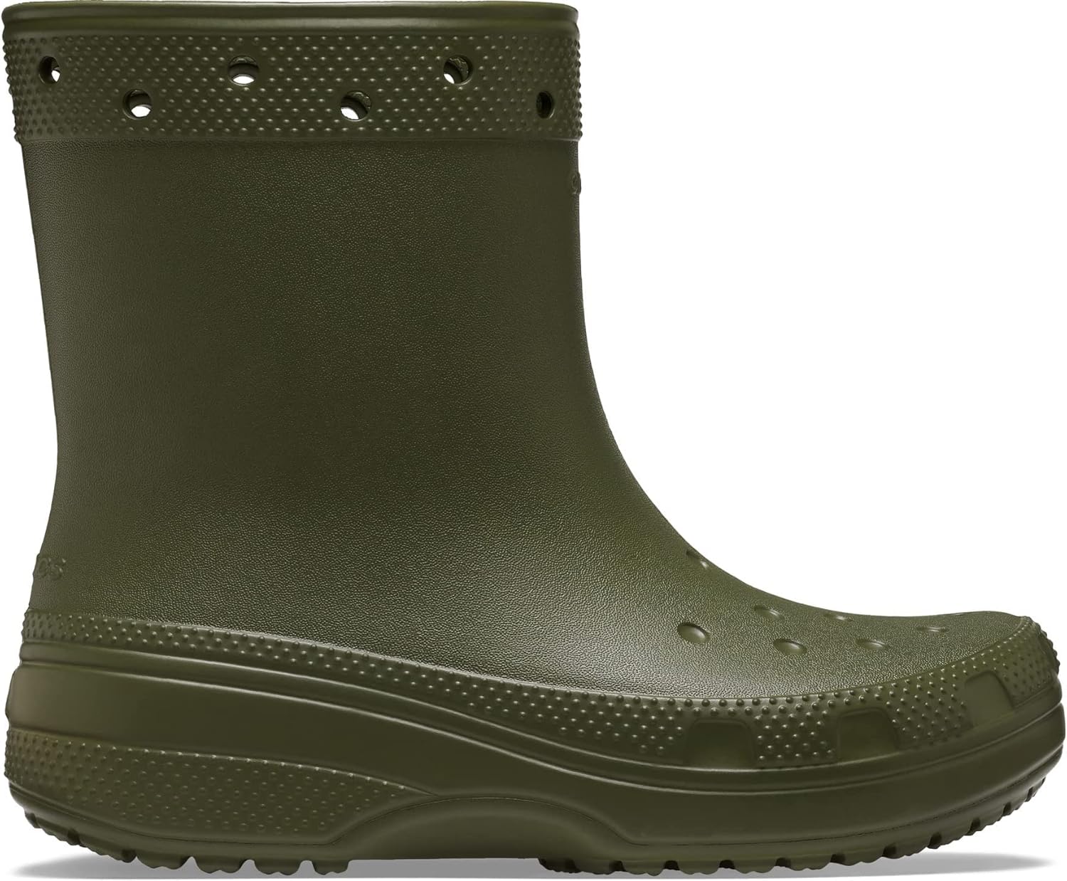 Унисекс резиновые сапоги Crocs Classic, зеленый — фото 2
