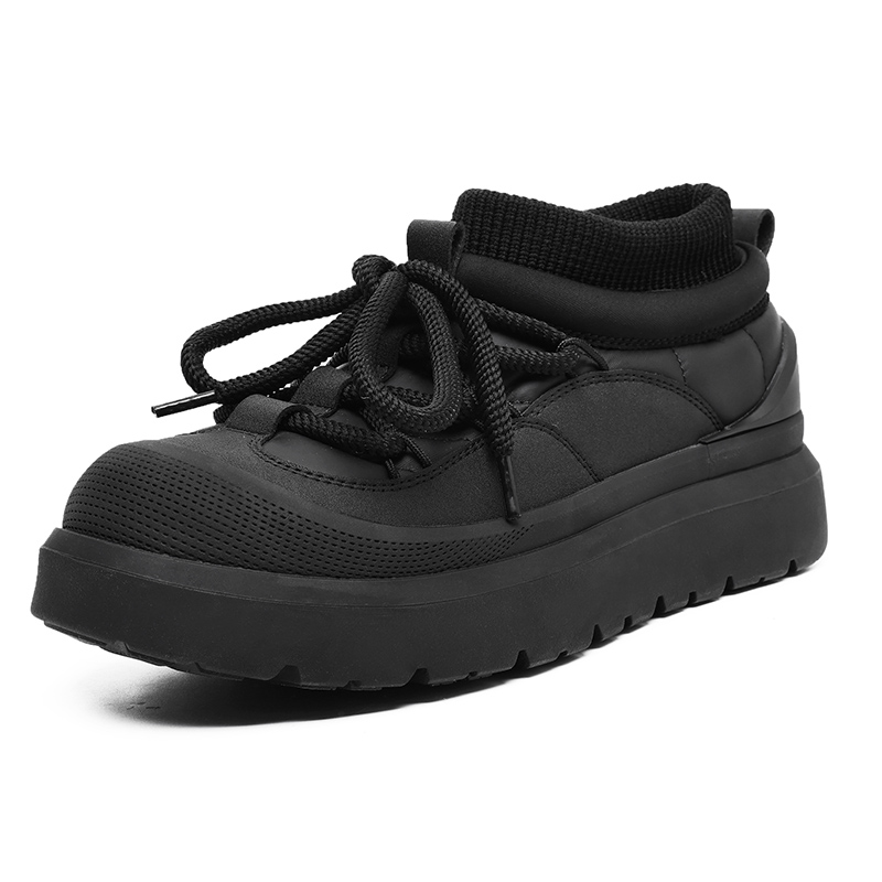 

MODENGPAN Унисекс короткие зимние ботинки черные, цвет Black