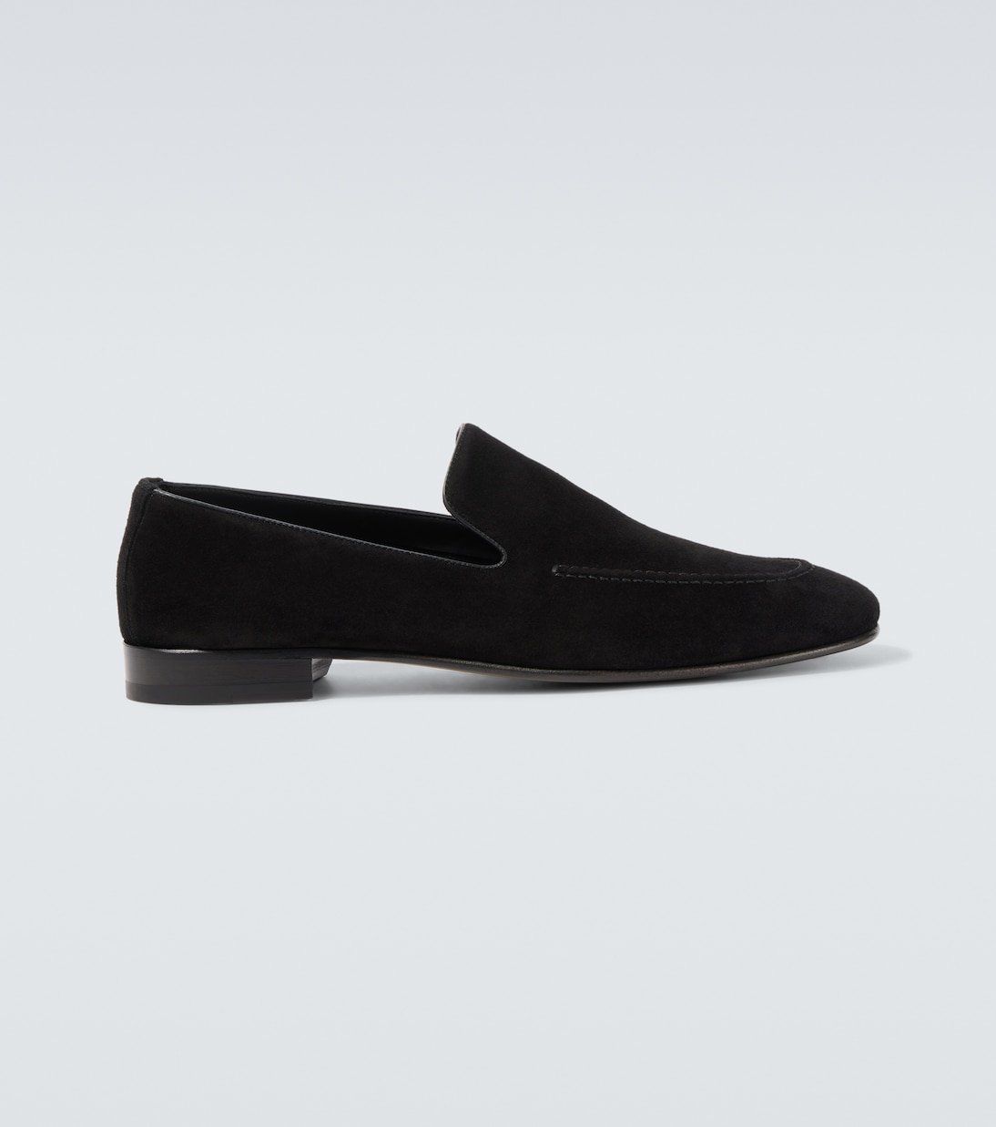 

Туфли-лоферы Truro из замши Manolo Blahnik, 0015 Blck