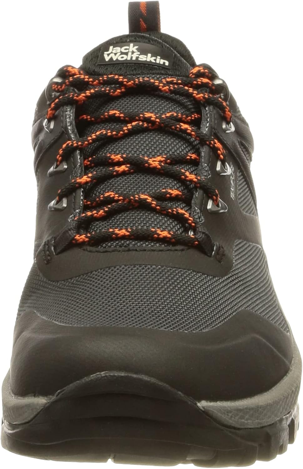 Мужские кроссовки Jack Wolfskin Rebellion Guide Texapore Low M, черный/оранжевый — фото 2