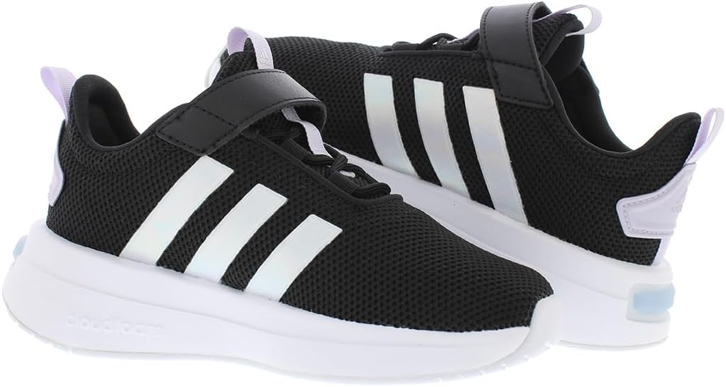 Кроссовки для мальчиков adidas Kids Racer Tr23 Slip On повседневные - черные — фото 2