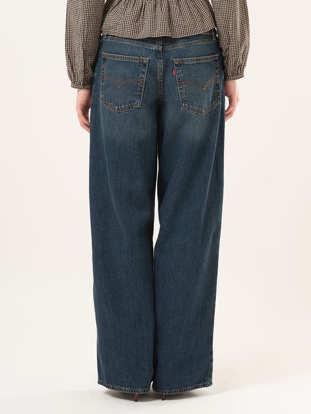 Джинсы прямого кроя размера XL, темно-синие Levi's, Dark Indigo - Flat Finish — фото 3