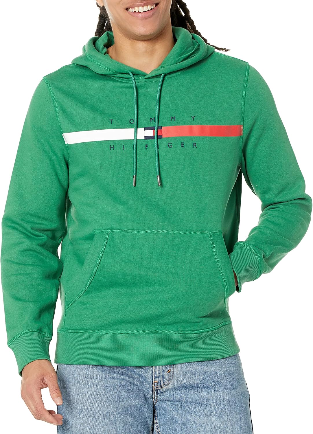 

Мужская толстовка с капюшоном Tommy Hilfiger Flag Stripe, Echos Of Green, Зеленый, Мужская толстовка с капюшоном Tommy Hilfiger Flag Stripe, Echos Of Green