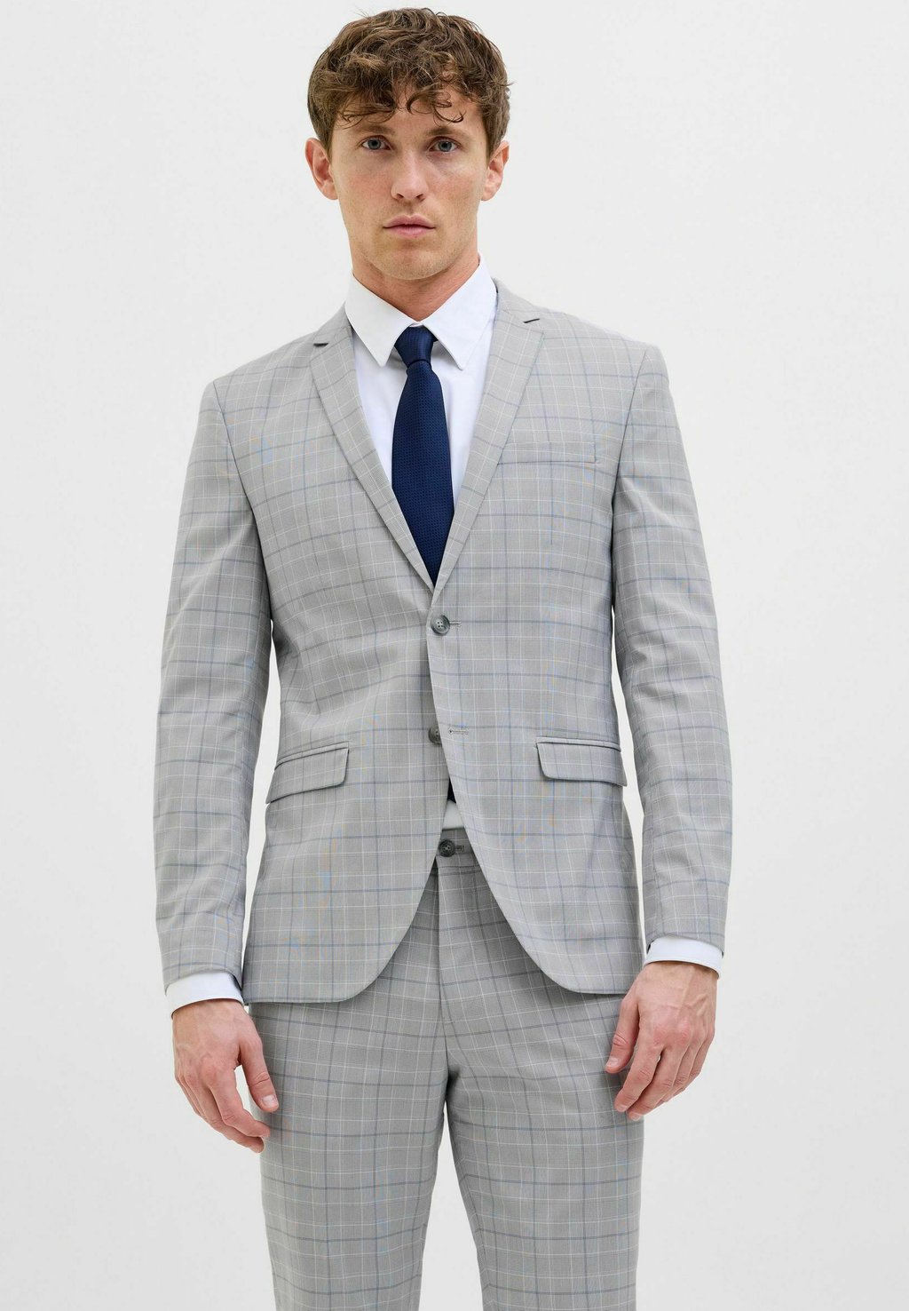 

Пиджак-блейзер JPRFRANCO CHECK - Suit jacket Jack & Jones, темно-синий