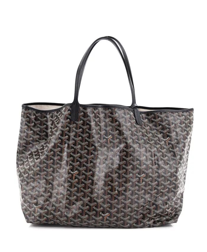 

Сумка-тоут PM Saint Louis из холщовой ткани с принтом и покрытием Pre-Owned Goyard, коричневый