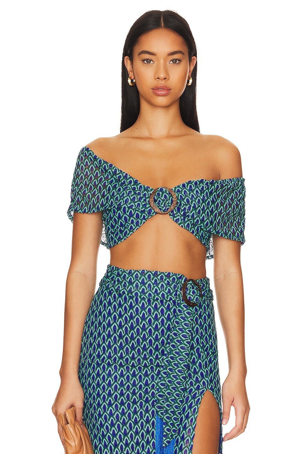

Топ House of Harlow 1960 x REVOLVE Didier, цвет Blue Multi