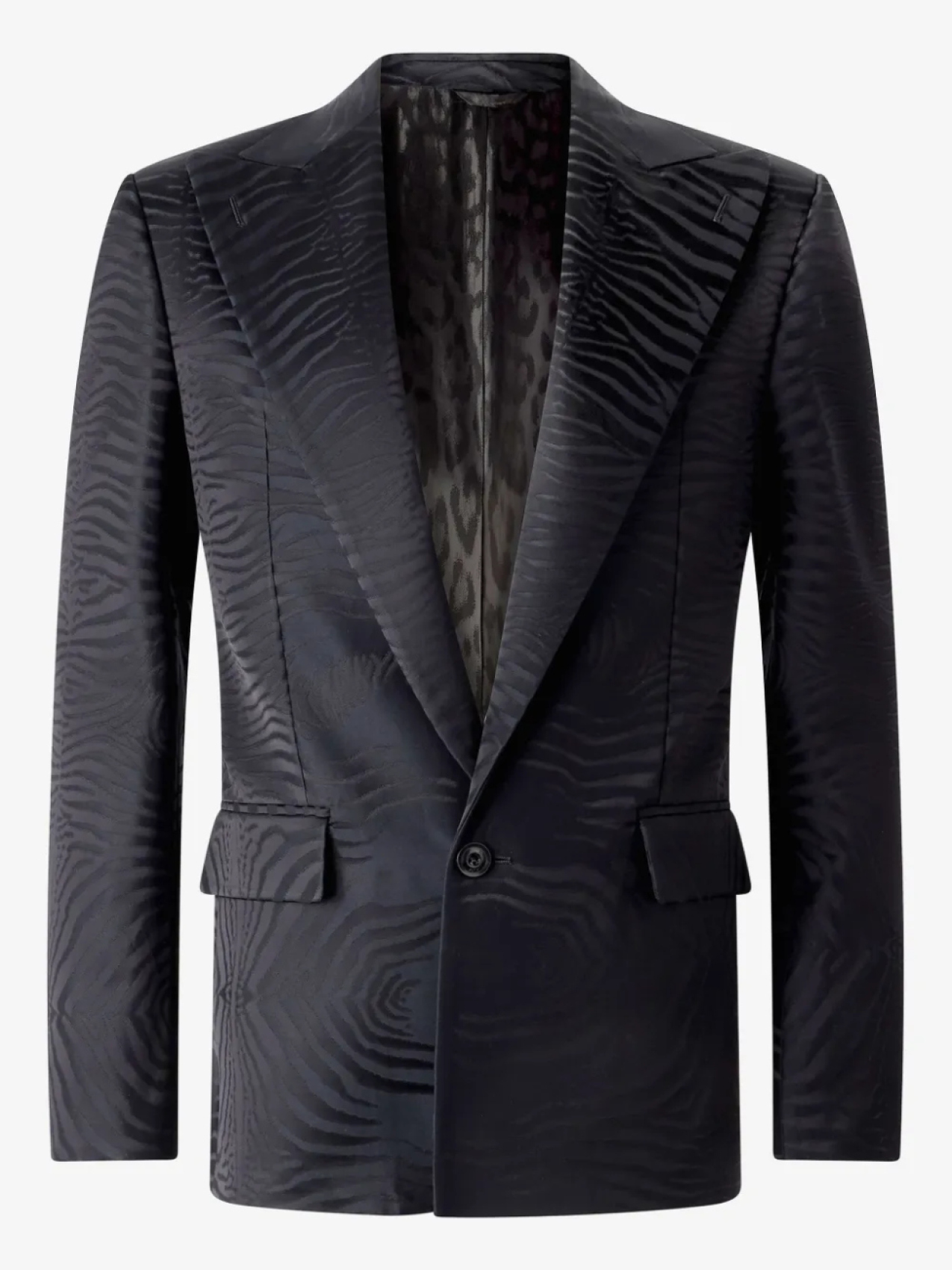 

Однобортный блейзер Roberto Cavalli, черный