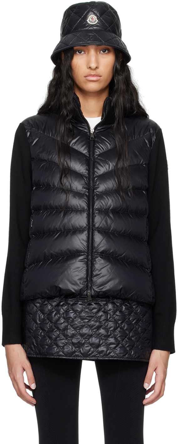 

Утепленный шерстяной кардиган с пухом Moncler