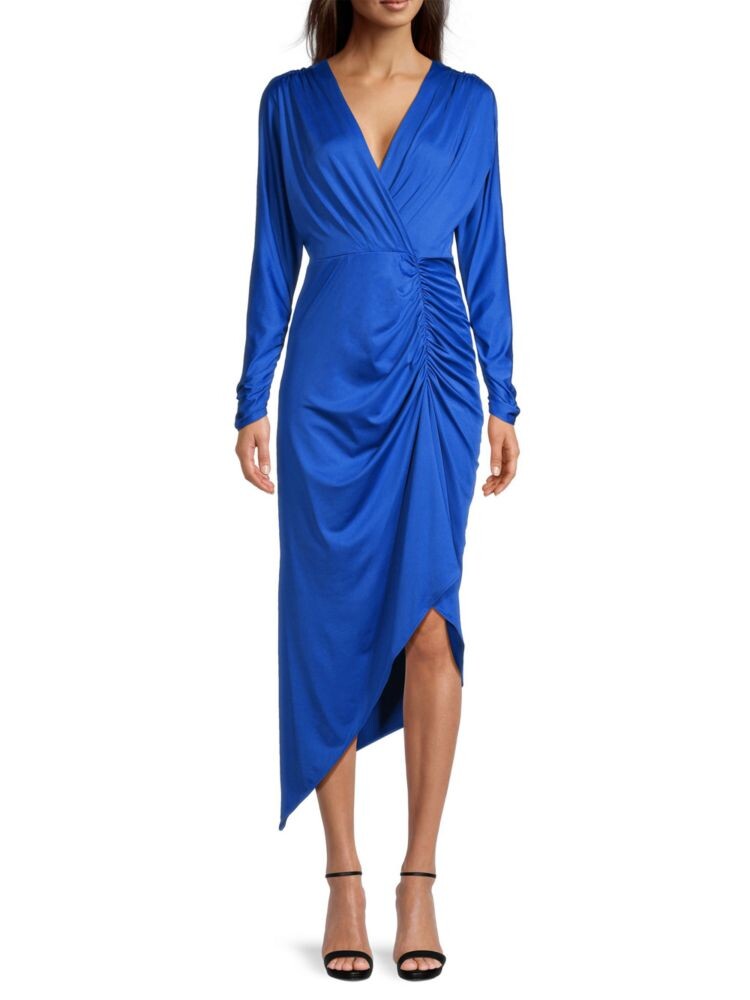 

Трикотажное платье миди Mira с драпировкой Ungaro, цвет Ultramarine