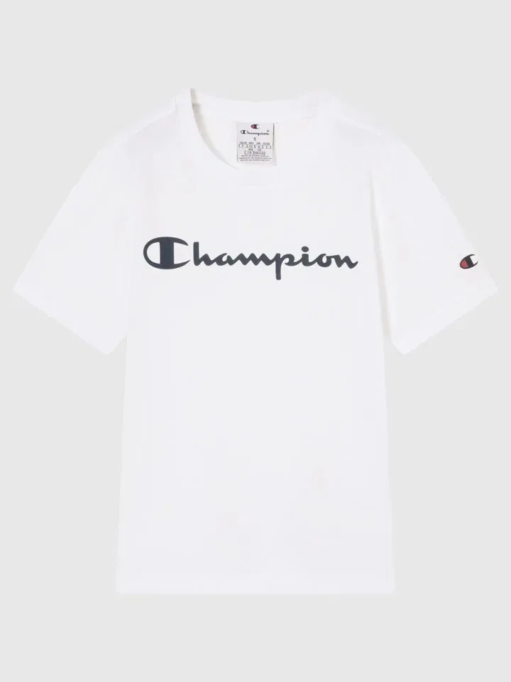 Футболка с принтом Champion, белый — фото 4