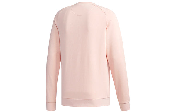 Толстовка neo logo printing round neck pullover long sleeves pink Adidas, розовый — фото 2