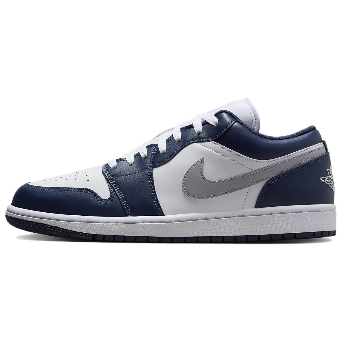 

Jordan Кроссовки 1 Low Wolf Grey Midnight Navy