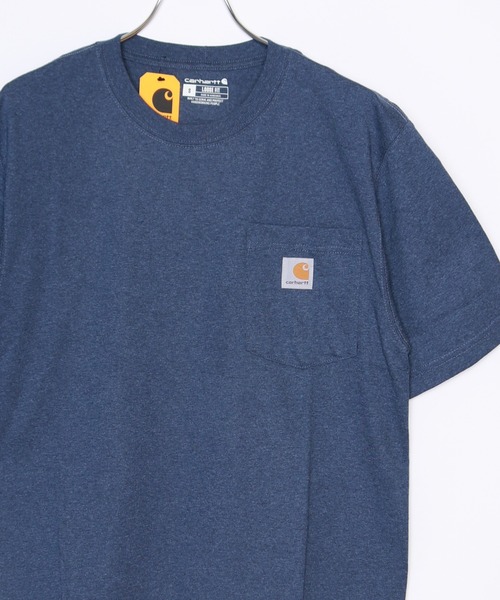 

Футболка с коротким рукавом, карманом и нашивкой Carhartt, темно-синий
